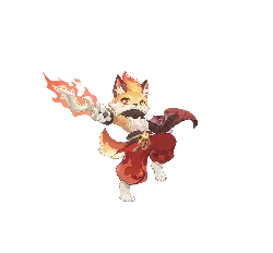 Fire Fox Spirit - warrior - Free PNG