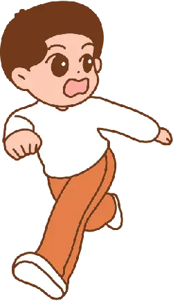 Running Boy - child - No Background PNG