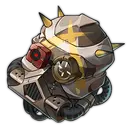 Mechanical Chicken - red - High Resolution PNG