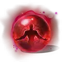 Red Energy Sphere - mysterious - No Background PNG