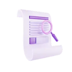 Magnifying Glass Document - magnifying glass - Transparent Background PNG