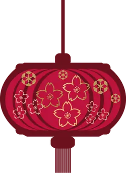 Lantern - red - holiday - Free Download PNG