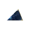 Blue Triangle - triangle - abstract art - No Background PNG