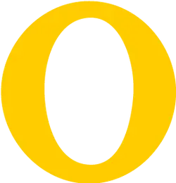Letter O - yellow - Transparent Background PNG