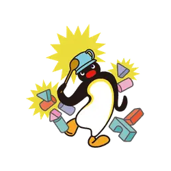 Penguin with Hat - PNG
