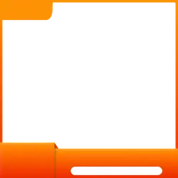 Orange Folder - No Watermark PNG