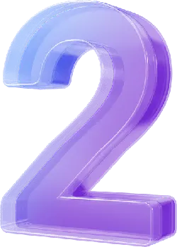 Number 2 - number - purple - No Watermark PNG
