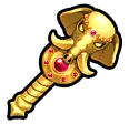 Golden Staff - jewel - Transparent Layer PNG