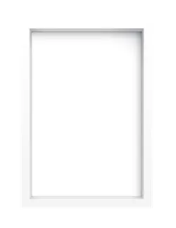 White Picture Frame - Lossless PNG