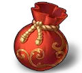 Red Fabric Bag - gift - Lossless PNG