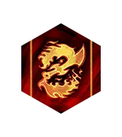 Fire Dragon - red - glowing - PNG Images