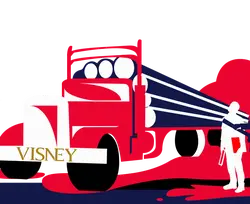 Visney Truck - red - PNG Images