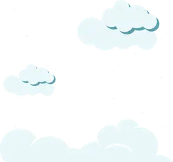 Clouds and Stars - High Quality PNG