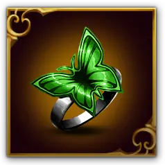 Green Butterfly Ring - ring - High Resolution PNG