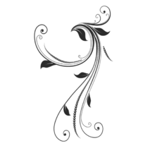 Abstract Floral Pattern - simple - elegant - Free PNG