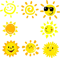 Sun Collection Stickers - sun - Lossless PNG