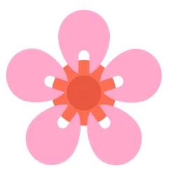 Pink Flower - simple - art - No Watermark PNG