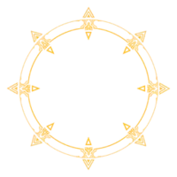 Gold Circular Decorative Pattern - circle - Free PNG