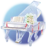 White Piano - elegant - No Watermark PNG