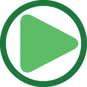 Play Button - icon - green - Free PNG