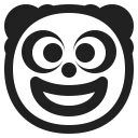 Panda Face - simple - Free Download PNG