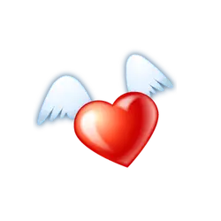 Heart with Wings - romance - valentine's day - PNG Images