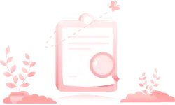 Pink Clipboard - magnifying glass - No Watermark PNG