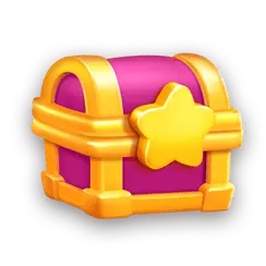 Treasure Chest - purple - star - No Background PNG