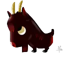 Sheep - yellow horns - Free PNG