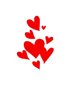 Hearts Pattern - graphic - Transparent Layer PNG
