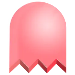 Pink Mushroom - game element - No Background PNG