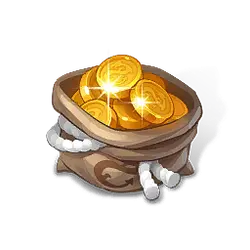 Gold Coins Bag - reward - Transparent Background PNG