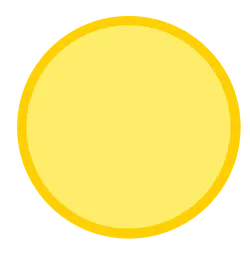 Yellow Circle - High Download Count PNG