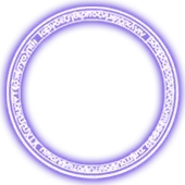 Purple Halo - mystical - No Background PNG