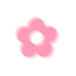 Pink Flower - blurry - High Resolution PNG