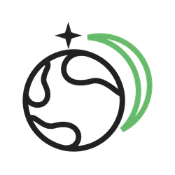 Star and Moon Earth Logo - logo - Free PNG