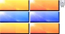 Colorful Rectangles - gradient - PNG