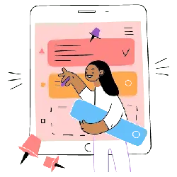Girl on Phone - girl - Free PNG