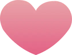 Pink Heart - romance - High Resolution PNG