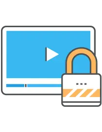 Video Player - lock - Transparent Layer PNG