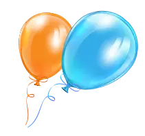 Colored Balloons - holiday - toy - Lossless PNG