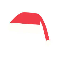Santa Hat - High Resolution PNG - red