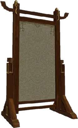 Standing Mirror - decorative - PNG