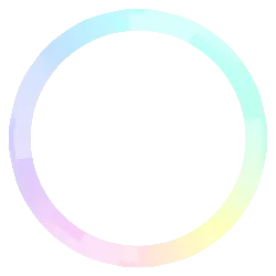 Colorful Halo - gradient - Transparent Layer PNG