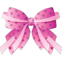 Pink Bow - hair accessory - party - No Background PNG