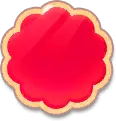 Red Flower Badge - red - PNG Images