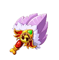 Purple Feathered Staff - magic - No Watermark PNG