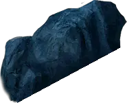 Blue Ore - mineral - Transparent Background PNG