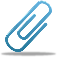 Paperclip - office - design - PNG