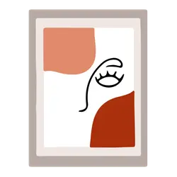 Abstract Artwork - modern - minimalist - No Background PNG